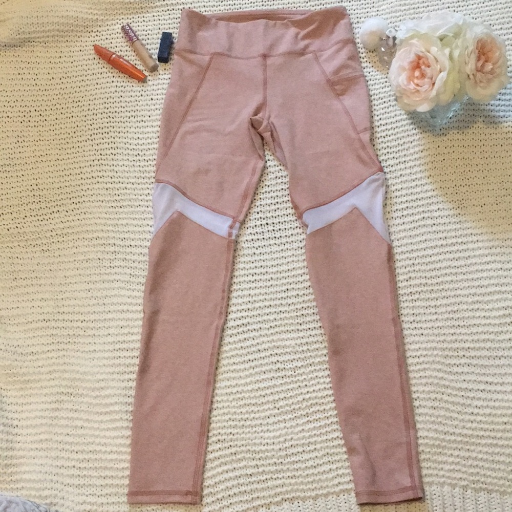 Pink yoga pants